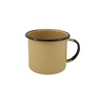 Caneca Média Esmaltada Marrom 160 ml Ewel