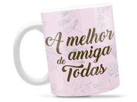 Caneca Melhor Amiga Divertida Porcelana Xícara 325ml + Caixa Presente Caneca Melhor Amiga Divertida Porcelana Xícara 325ml + Caixa Presente