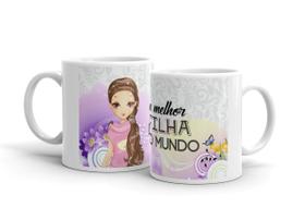 Caneca Melhor Filha Do Mundo Em Alta Resolução 325Ml