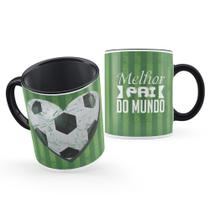 Caneca Melhor Pai do Mundo Paixão Futebol Presente