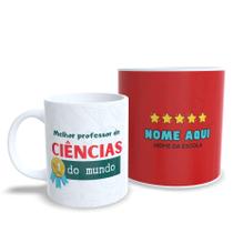 Caneca Melhor Professor do mundo Personalizada por Matéria