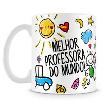 Caneca Melhor Professora do Mundo - Presente Especial para Educadores Caneca Melhor Professora do Mundo - Presente Especial para Educadores