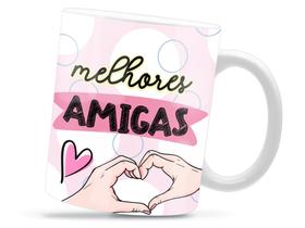 Caneca Melhores Amigas Divertida Porcelana Xícara 325ml + Caixa Presente Caneca Melhores Amigas Divertida Porcelana Xícara 325ml + Caixa Presente