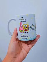 Caneca Melhores Amigos Se Houver o amanhã - porcelana 325ml