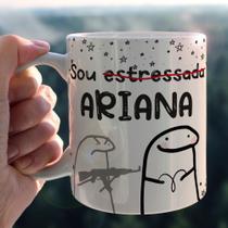 Caneca Meme Bento Flork Signos Áries