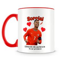 Caneca Meme Cristiano Ronaldo para Fãs de Futebol Caneca Meme Cristiano Ronaldo para Fãs de Futebol