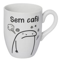 Caneca Meme em Porcelana Branca e Preta 350ml - Hausktaft