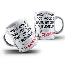 Caneca Meme Flork Bento Cake Meu Amor Por Você É Igual Ao Seu Bumbum Grandão- MEGA OFERTA!