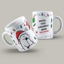 Caneca Meme Flork Bento Cake NATAL Festas De FINAL DE ANO Presente Especial PORCELANA MEGA OFERTA!