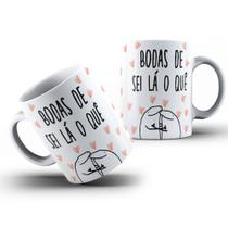 Caneca Meme Flork Bodas de Sei lá o Que