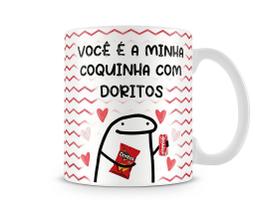 Caneca meme flork coquinha com doritos Caneca meme flork coquinha com doritos