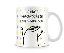 Caneca meme flork há anos atrasado Caneca meme flork há anos atrasado