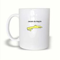 Caneca Meme Jacaré Da Alegria de Plástico Rígido