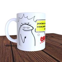 Caneca Meme Resolvo meus problemas Flork de Porcelana 325 ml Caneca Meme Resolvo meus problemas Flork de Porcelana 325 ml