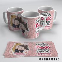 Caneca Meninas Me Empresta Um Beijo Prometo Que Devolvo