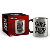 Caneca Metal Inox 300ml Cafe Torna Tudo Possivel Caneca Metal Inox 300ml Cafe Torna Tudo Possivel