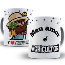 Caneca meu amor é agricultor presente fofo dia dos namorados