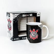 Caneca - Meu Coração é Preto E Branco Corinthians Licenciada