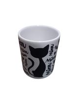 Caneca Miau 300ml Original para Café Chá Gatos Decorativa Caneca Miau 300ml Original para Café Chá Gatos Decorativa