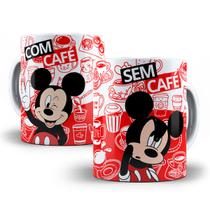 Caneca Mickey com café sem café Porcelana Personalizada