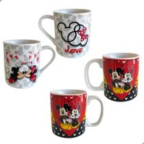 Caneca Mickey e minnie 2 Unidades Casal Xicara - Envio Rápido