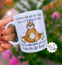 Caneca "Mil tretarão ao seu lado, dez mil a tua direita, mas tu não serás atingido, pois és de boas"