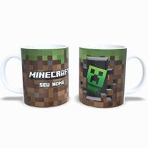Caneca Minecraft Personalizado Com Nome
