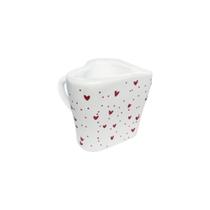 Caneca Mini Coração 180Ml Branco - Namorados