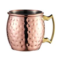 Caneca Mini De Aço Inoxidável Com Acabamento Martelado Para Moscow Mule, Coquetéis, Vinho, Cerveja E Caneca Mini De Aço Inoxidável Com Acabamento Martelado Para Moscow Mule, Coquetéis, Vinho, Cerveja E