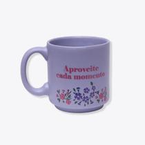 Caneca mini tina 100ml floral aproveite cada momento - Zona Criativa Caneca mini tina 100ml floral aproveite cada momento - Zona Criativa