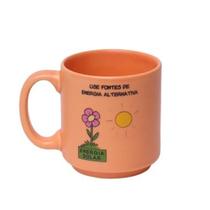 Caneca mini tina 100ml garfield energia do cafe