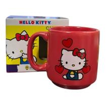 Caneca Mini Tina 100ml Hello Kitty Vermelha Caneca Mini Tina 100ml Hello Kitty Vermelha