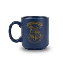 Caneca Mini Tina Brasão Hogwarts Azul Harry Potter