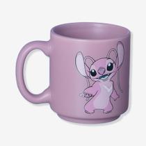 Caneca Mini Tina Disney Stitch Angel 100 Ml