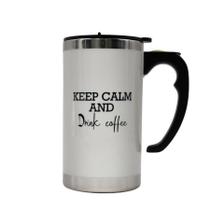 Caneca Misturadora Frases 450Ml Branco - Gruposhopmix