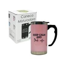 Caneca Misturadora Térmica Automática de Inox 450 mL Rosa Caneca Misturadora Térmica Automática de Inox 450 mL Rosa