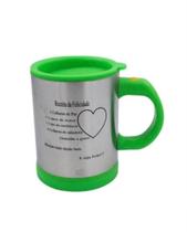 Caneca Mix Misturadora Em Inox Com Alça 350ML GDR0825 Caneca Mix Misturadora Em Inox Com Alça 350ML GDR0825