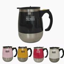 Caneca Mixer De Inox Com Tampa A Pilha 400ml Copo Isotérmico
