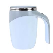 Caneca Mixer Elétrica De Inox Com Tampa 400ml Mistura Shaker