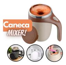 Caneca Mixer Inox Automática Elétrica Misturador 380ml