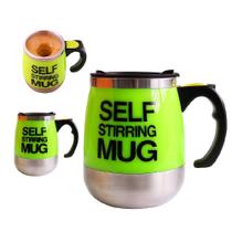 Caneca mixer verde portatil 400ml copo misturador bule liquidificador shake whey automatica eletrica