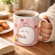 Caneca Molang E Piu Piu Branco Molang