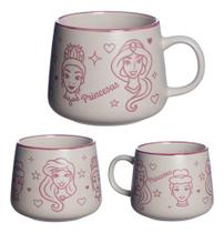 Caneca Moma Princesas 500ml Xícara Café Sopa Cerâmica