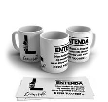 Caneca Monograma - Alfabética L: CNC001 5522