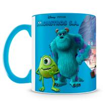 Caneca Monstros S.A. - Personagens Michael Wazowski e Sullivan