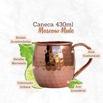 Caneca Moscow Mule 450ml Drink Cor Rose Gold