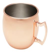 Caneca Moscow Mule Em Inox E Cobre 500Ml Lisa