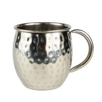 Caneca Moscow Mule Martelada Inox 580ml Drinks Bebidas Mesa Bar