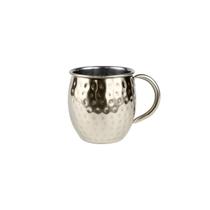 Caneca Moscow Mule Martelada Inox Dourado Velho 580ml Bar Drink Caneca Moscow Mule Martelada Inox Dourado Velho 580ml Bar Drink