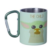 Caneca Mosquetão Baby Yoda 300ml The Mandalorian Zona Criativa - 10025288 Caneca Mosquetão Baby Yoda 300ml The Mandalorian Zona Criativa - 10025288